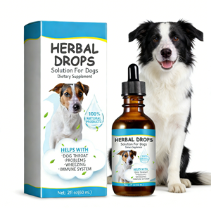 Gotas Herbales Premium para <span class=keywords><strong>Perros</strong></span> y Gatos con Vitaminas para el Apoyo Inmunológico y el Bienestar General - Product Image 1