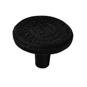 Perillas de armario decorativas redondas con estampado de alfabeto, accesorios de ferretería para muebles al precio más bajo directo de fabricación - Product Image 1