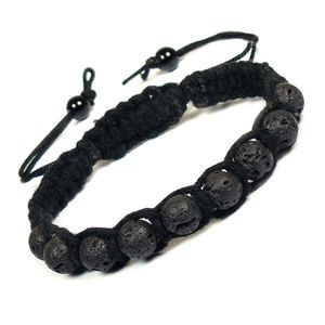 Pulsera de Piedra Volcánica Natural para Conexión y Fuerza - Joyería de Moda con Encanto - Product Image 5
