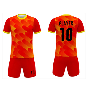 Uniforme de football et de football à manches courtes pour hommes de superbe qualité 100% maillots français de style équipe de sport en polyester - Product Image 1