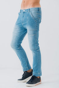 Pantalones Vaqueros de Mezclilla con Logotipo Personalizado para Hombre, Pantalones Vaqueros de Mezclilla 100% Algodón de Alta Calidad en Oferta, Servicio OEM, Precio Económico 2025 - Product Image 4