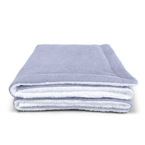 Luxury black corduroy dog blanket soft plush lined warm cozy <b>pet</b> throw for sofa bed crate or travel use - Product Image 6