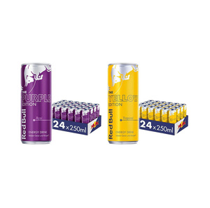 Bebida Energética Red Bull Edición Púrpura Japón, Sabor Uva Kyoho, 24 Latas de 250 ml, Contiene 0.4% de Taurina para Diversos Usos Biológicos - Product Image 1