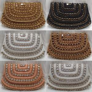 Nouveau sac de soirée design élégant fabriqué à la main pour dames pochette de mariée pour mariage embrayages exclusifs faits à la main - Product Image 4