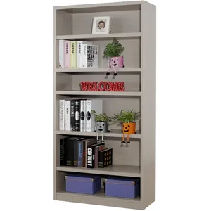 Extra-thickness 6-Tier Open <b>Bookcase</b> with Adjustable Storage Shelves - Product Image 2