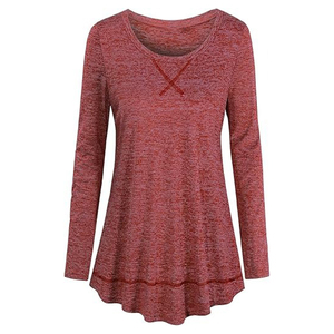 Hauts d'entraînement de qualité supérieure pour femmes Hauts de yoga Chemises de course Activewear Tee Shirt - Product Image 6