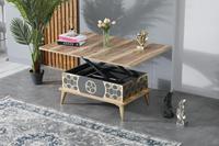 Table basse en bois moderne et élégante, extensible et pliable, pour la maison, le bureau, la salle à manger, la chambre à coucher, les hôtels, décoration