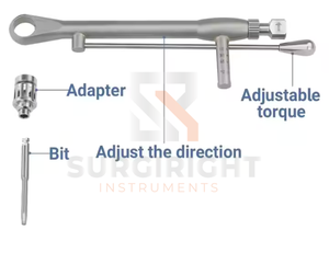 Sistema de destornillador universal de 16 modelos, instrumentos quirúrgicos para colocación y restauración de implantes dentales, kit de herramientas para implantes dentales - Product Image 2