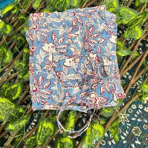 Robe kimono bohème en coton imprimé à la main, motif floral, décontractée pour femmes - Product Image 4