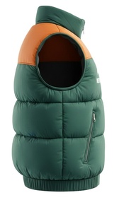 Chaleco Acolchado Pro-Outdoor para Hombre, con Cuello Alto, Logotipo Frontal, Ecológico, Transpirable, para Invierno - Product Image 3
