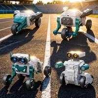 Kit de création de robot à énergie solaire 16 en 1, ensemble de construction mécanique DIY, jouet scientifique et d'ingénierie STEM pour enfants, cadeau de découverte