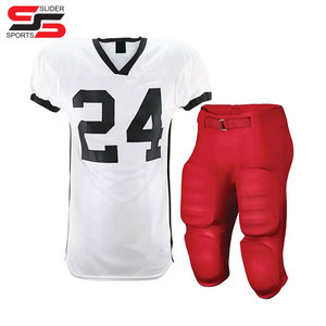 Vente en gros Uniforme unisexe de football américain Coupe automatisée Service OEM disponible maillot de football américain col en V pour adultes - Product Image 2
