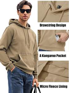 Sweat-shirts à capuche décontractés pour hommes, mode amusante, surdimensionnés, OEM, meilleure qualité, sweat-shirt pour hommes, sweat-shirts à sublimation Joker, respirants, 2025 - Product Image 4