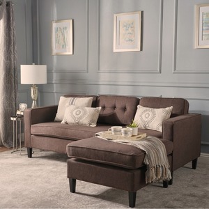 Tufted L-Shaped Corner Sofa Set SFL68005 Three-Seater Home Furniture for Living Rooms and Apartments <b>Sponge</b> Filled <b>Bed</b> - Product Image 5