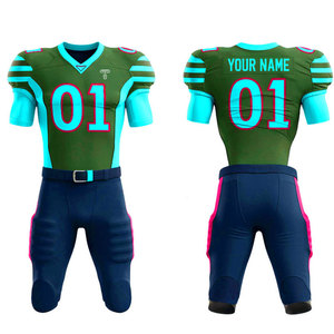 Camiseta de fútbol americano de diseño único, precio competitivo, con tamaño personalizado, conjunto de uniformes de fútbol americano - Product Image 1