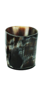 แก้วช็อตทำจากเขาสัตว์ธรรมชาติ คุณภาพพรีเมียม เป็นมิตรต่อสิ่งแวดล้อม ปลอดภัยสำหรับอาหาร เคลือบผิวด้วยมือ  รับทำโลโก้ตามสั่ง แบรนด์งานฝีมือหลากหลายแบบดั้งเดิม - Product Image 2