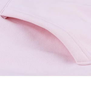 Sudadera de lana de algodón de alta calidad OEM para mujer, jersey de manga larga de gran tamaño, Sudadera con capucha, patrón sólido, bolsillo, tejido informal - Product Image 4