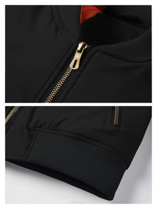 Nouvel arrivage de bombardier veste d'hiver pour hommes blouson d'aviateur de haute qualité pour hommes veste d'hiver de bombardier sur mesure pour hommes - Product Image 6