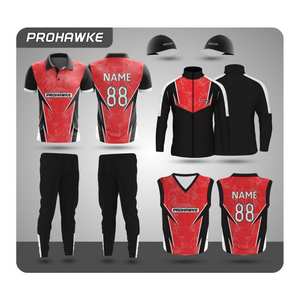 Uniforme de cricket Prohawke, uniformes sur mesure, kits de cricket, uniforme d'entraînement de sublimation pour le cricket - Product Image 1