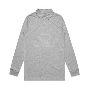 Camiseta de manga larga con cuello polo, suéter de punto con botones de algodón, lana y cachemira para hombre, jersey de verano con cuello mandarín estándar. - Product Image 1