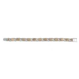 925 Sterling Silver Antique Design Bracelet with Bronze Accents Cultural Collectible Jewelry - Product Image 3