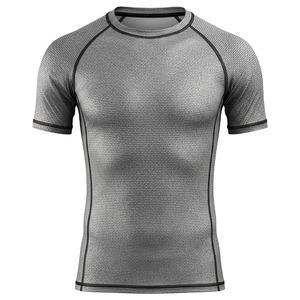 Camiseta de compresión sublimada personalizada para entrenamiento de MMA, BJJ, Jiu Jitsu No-Gi, para hombres, mujeres y niños, duradera, para natación, al por mayor. - Product Image 1