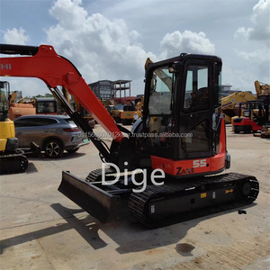Fast Delivery Low Price Used Hitachi ZX55UR Mini Crawler Hydraulic Excavator 2018-2022 <b>Model</b> 5.5 Ton <b>Engine</b> Stock - Product Image 4