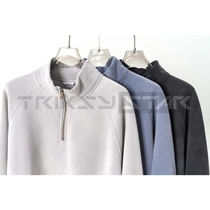 Drop Shoulder Plain Luxury Cropped 100% Cotton Personnalisable Autumn Hoodie Fashion Distressed Acid Washed Plus Size Men's - Product Image 4