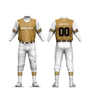 Pantalones de Béisbol Premium con Cintura Elástica, Conjunto de Uniforme de Béisbol con Camuflaje Personalizado para Equipos Deportivos, Uniforme de Softbol - Product Image 1