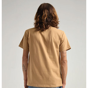 T-shirts Boxy à coupe brute pour hommes, t-shirt à manches courtes et col rond, t-shirt décontracté basique - Product Image 6
