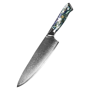 Venta al por mayor personalizado de calidad superior OEM ODM servicio PRESTIGE BLADES profesional japonés Damasco acero cuchillo de cocina - Product Image 1