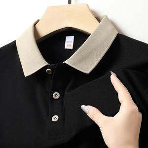 เสื้อโปโลสำหรับผู้ชายเสื้อกอล์ฟ92% 8% สแปนเด็กซ์180กรัมผ้าโพลีเอสเตอร์ออกแบบแบรนด์ของคุณเอง - Product Image 4