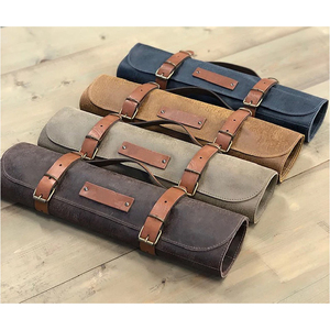 Sac de rangement pour couteaux en cuir avec un design durable, accès et transport faciles, options personnalisables, haute qualité - Product Image 5