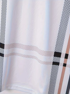 Revers décontracté à la mode pour hommes pour polo motif solide en coton/polyester 220 grammes tissu avant Logo Placement - Product Image 2