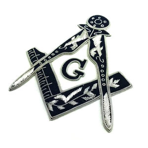 Masonic Regalia Past Master Delantal masónico bordado a mano de alta calidad Delantal personalizado masónico - Product Image 2