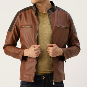 Veste en cuir de qualité supérieure de grand fabricant nouveauté veste en cuir veste en cuir de quantité minimale de commande basse - Product Image 1