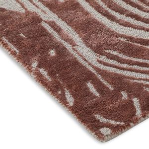 <b>Hot</b> Selling Reversible Handmade Tufted Wool Viscose Rug <b>Playful</b> Elegance Cut Loop Pile Modern Animal Print Cushioned Bedroom - Product Image 3