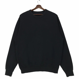 Pull-over oversize pour hommes 100% coton Sweat-shirt uni vierge à col rond imprimé de logo personnalisé pour l'impression numérique d'hiver - Product Image 3