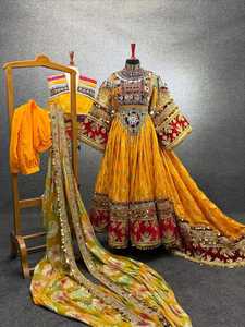 ชุดเดรส kuchi ใส่สบายคุณภาพสูงเดรส afghan kuchi แบบดั้งเดิมขายส่งโดย AA impex - Product Image 5