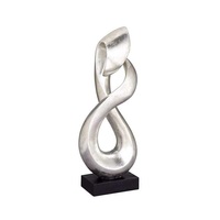 Statue de cheval en métal argenté, accessoires de décoration de maison moderne, pièces en or, décoration de Table intérieure, centres de Table pour mariage