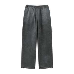 Pantalons évasés pour hommes les plus vendus, vêtements de mode pour hommes, pantalons larges pour hommes, pantalons à devant plat, pantalons de survêtement évasés en gros, marque privée pour hommes - Product Image 6