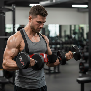 RexFit Sport - Soporte Ajustable para Bíceps con Acolchado Contorneado para Entrenamiento de Aislamiento Muscular - Product Image 4