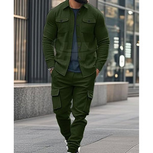 Best Selling Winter Casual Eco-Friendly Cargo Suit Strong Stitch Modern Look Comfortable Wear 100% Cotton Premium Quality - Product Image 4