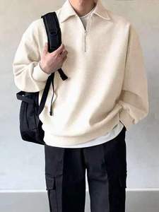 Trendy Mens Casual Sweatshirt Soft Cotton Long Sleeve Pullover Ideal for Gym <b>Travel</b> Outdoor Activities and Everyday Comfort - Product Image 4