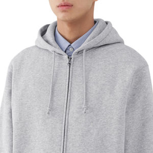 Sudadera con Capucha Personalizada para Hombre, Ropa de Algodón Grueso, Sudadera Extra Grande, Sudadera con Capucha Vintage con Cierre, Sudadera Básica de Algodón Mezclado - Product Image 4