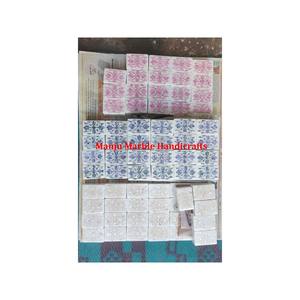 New Hand Curved Super Stylish Marble Inlay <b>Box</b> With Natural Shine Sea Shell Floral Artisan Design For Jewelry Packing Craft Item - Product Image 2