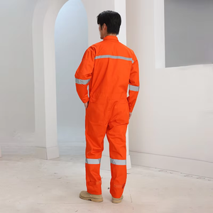 Overol de Trabajo de Manga Larga para Otoño e Invierno, Transpirable, de Algodón, Reflectante, Uniforme de Verano para Talleres de Fábrica - Product Image 3