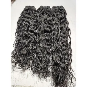 BEST PERUVIAN AND MALAYSIAN CURLY WAVY HAIR EXTENSIONS WITH ALIGNED CUTICLES 100% NATURAL SMOOTH AND LONG LASTING HAIR