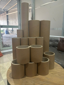 Custom Size <b>Corrugated</b> <b>Paper</b> Tubes Recyclable Uncoated Industrial Packaging Logistical Use - Product Image 1