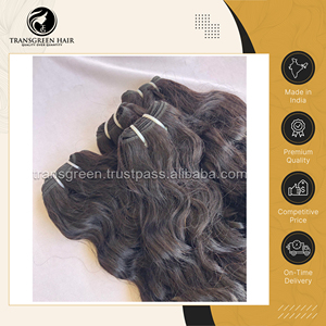 Extensiones de cabello humano malasio virgen rizado natural alineado con cutícula hecho en La India para mujeres de mayorista genuino - Product Image 5